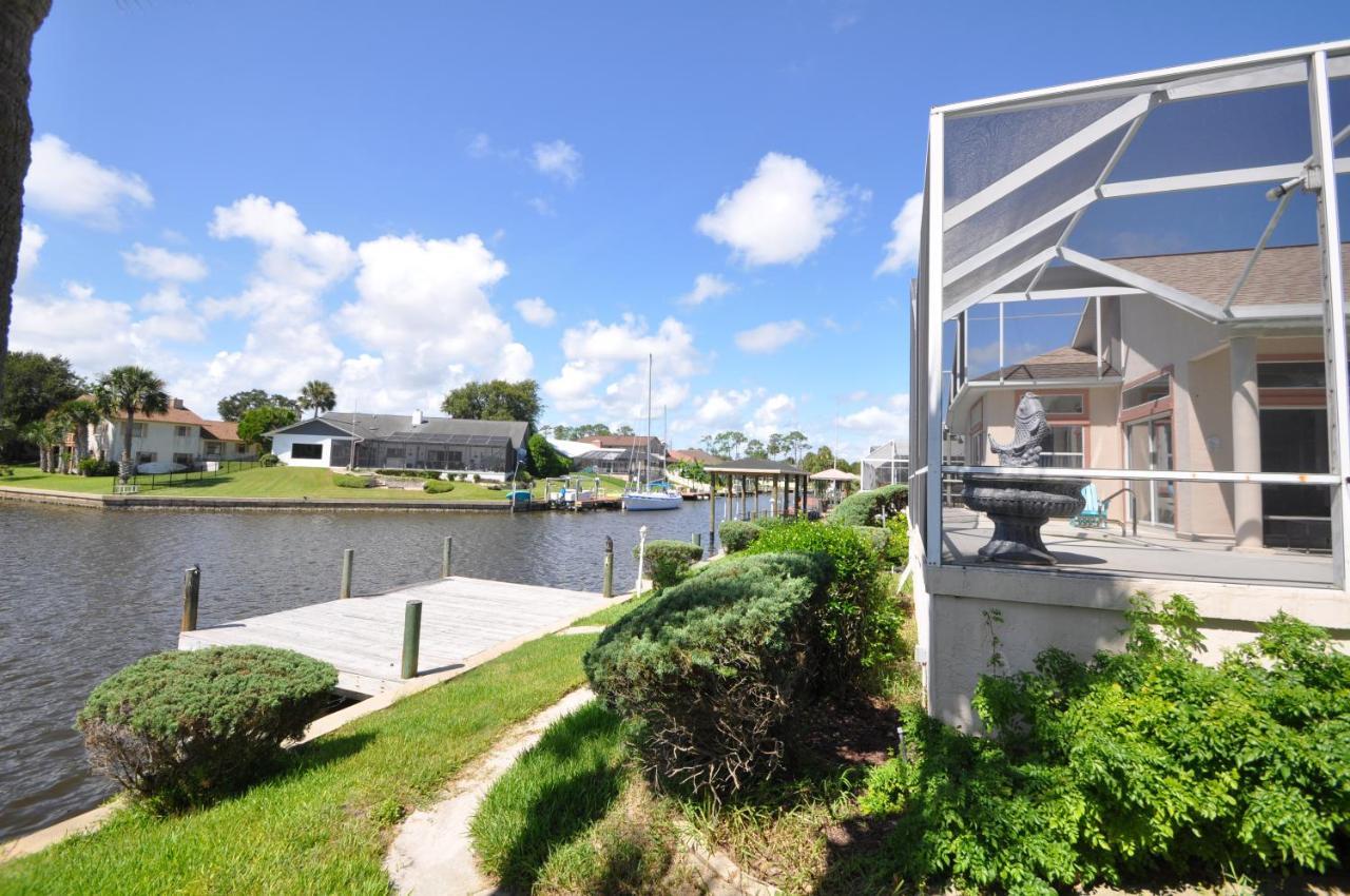 Sunset Bay Beautiful Pool Home - Bring Your Boat Or Jet Ski - Canal With Dock- Sleeps 10 - 4 Bd Palm Coast Bagian luar foto